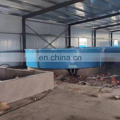 Custom Aquarium Fish Tank Fiberglass Frp Fish Tank Above Ground Commercial Use Marine Water Fish Farming Tank