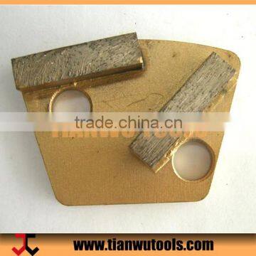 Smooth grinding concrete block plate