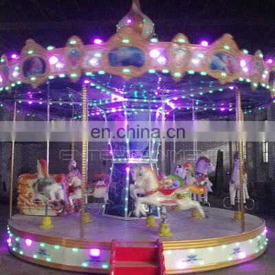 2020 Attractive Park Rides 12 Seats Music Carousel for Sale photo-5