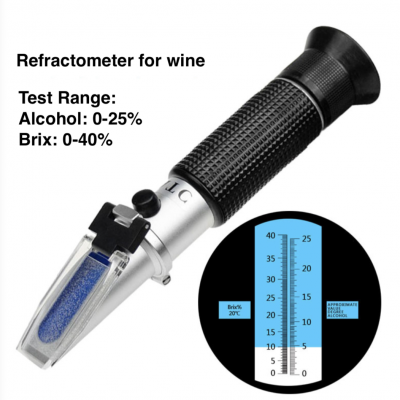 Optical Instruments Refractometers Wine Brix and Alcohol Meter Test