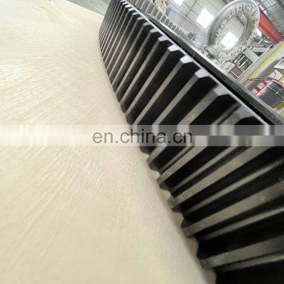 Customized Blackened Anti-rust Grinding Teeth P5 High Precision Slewing Bearing Gear Ring photo-3