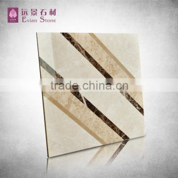 magic marble tile 600*600*14mm beige brown flooring tile