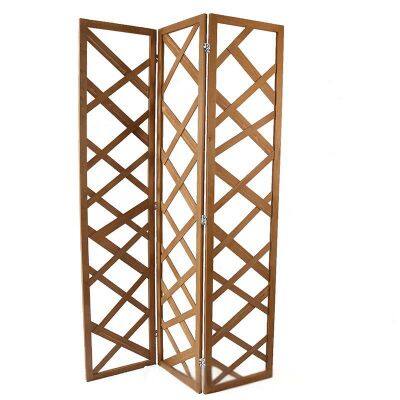 Hot Sale Decorative Living Room 3 Panel Wood Room Divider photo-3