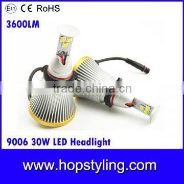 high power 9006 30w headlight led car fog light,car h3 led headlight bulbs