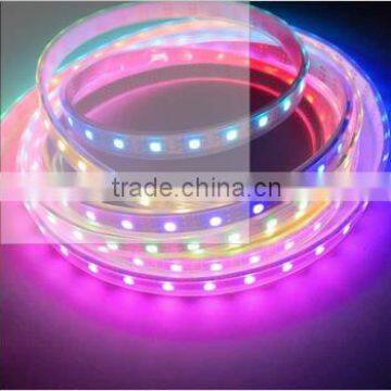 New arrive best selling ws2812 30leds 220v SMD 5050 rgb 220v led strip shenzhen