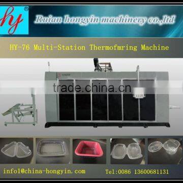 Positive and Negative Multi-Station Thermoforming Machine