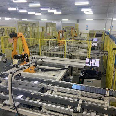 REOO Manufacturering Solar Cell Stringer Robot Laying Up Machine With Positioning Camera for Solar Panel Production Line photo-2