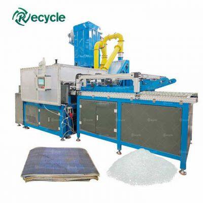 Automatic Solar Panels Recycling Plant Glass Removing Equipment Glass Stripper From Solar Panels