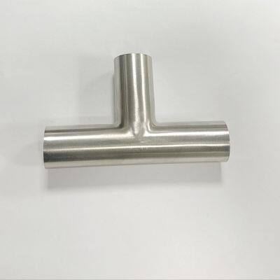  Stainless Steel Welded Tee Compatible with Various Industrial Pipeline Specifications