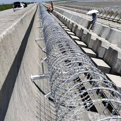 Barbed Wire and Razor Ribbon Fences High Security and Perimeter Fencing