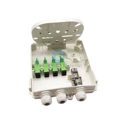 FTTH Fiber Distribution Boxes - 1x8 PLC Splitter Box & 8-Core Waterproof ABS Terminal Box photo-4
