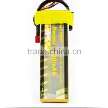 High Performance 3000mah 11.1V 35C Lithium Rechargeable Battery for UAV/drone photo-2