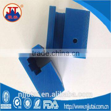 OEM CNC Machining blue UHMWPE sliding block