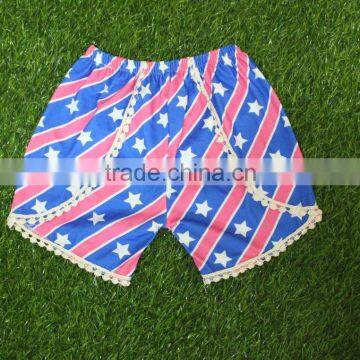 Beautiful American Baby Girls July 4th Boutique Outfits Knit Cotton Patriotic Outfits photo-3