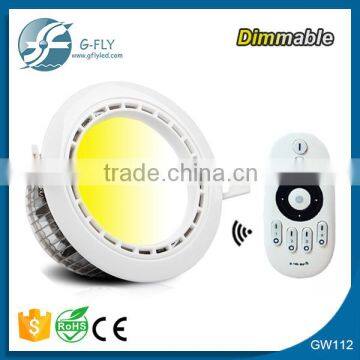 Color Temperature Adjustable Remote Control Led downlight Wifi Led downlight