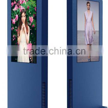 55 inch HD floor standing Linux System lcd totem digital signage