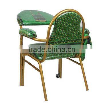 2014 Cheap Iron Green Pulpit Padded Used Stackable Church Muslim Prayer Chair for Sale Quality Choice photo-4