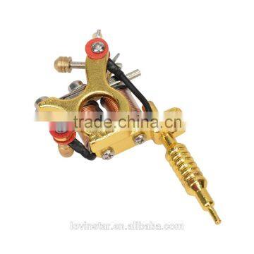 Trendy Golden/Silver Mini Toy Tattoo Machine Prices Pendant With Long Chain photo-5
