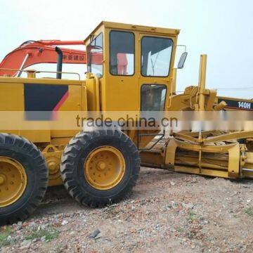 Used Caterpillar grader CAT 140H ,CAT 140H motor grader with ripper for sale ,CAT 140H on sale price cheap