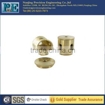 custom fabrication services brass machining part