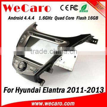 Wecaro WC-HU8028 Android 4.4.4 stereo double din for hyundai elantra car entertainment system audio system 2011-2013