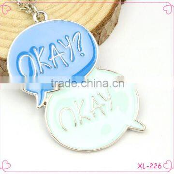 Wholesale high quality stainless steel couple love pendant necklace