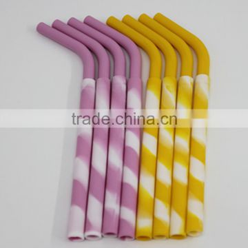 New Reusable Silicone Juice Straw for Children