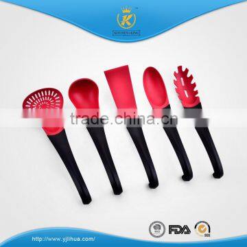 KITCHEN KING Fahsion Style Nylon Utensils Set With Plastic Holder FDA/LFGB Quality photo-2