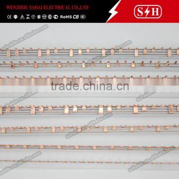 PIN Type 1P 2P 3P 4P 63A Copper Busbar for C45 Circuit Breaker photo-2