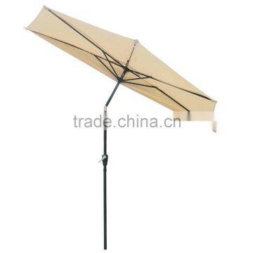 9 feet tan market aluminum commercial Patio half umbrella