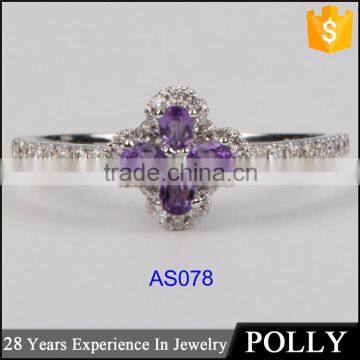 Guangzhou Factory OEM 925 Sterling Silver Zircon Ring,customize 9k,14k,18k Jewelry photo-3