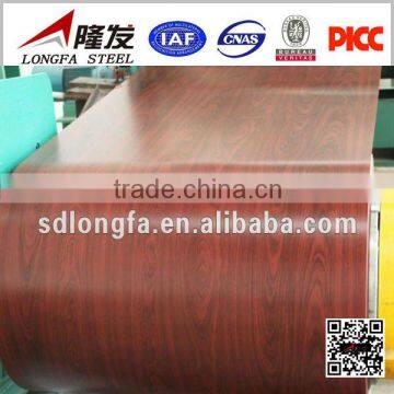 Wooden Design Pre Painted Galvanized Steel Coil for Door Skin