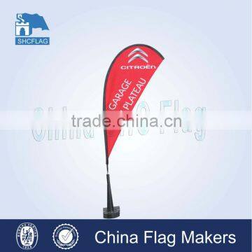 Advertising for promotion car window teardrop flag