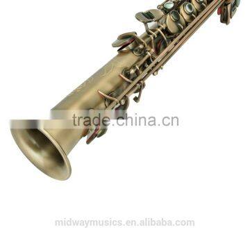 MSS-302 Antique Bronze Soprano Saxophone From China Supplier photo-2
