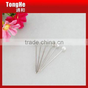 High Quality White Color Pearl Ball Head Pins for Clothing