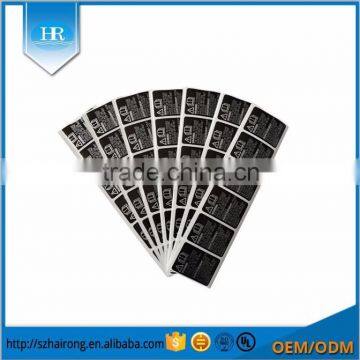 Accept Custom Order Matt Sliver Small Letter Sticker photo-5