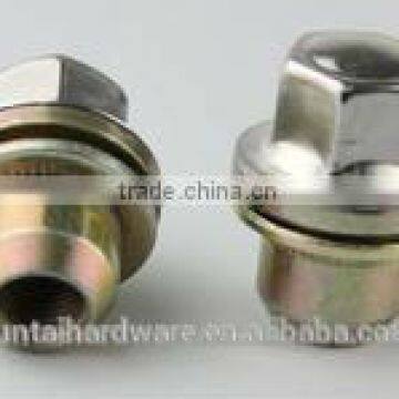 Alloy steel colored wheel lug nut