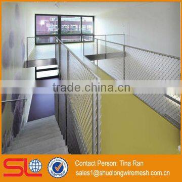 2mmx60mm X-tend Flexible Stainless Steel Wire Mesh Webnet Railing Stays With Perimeter Rope photo-2