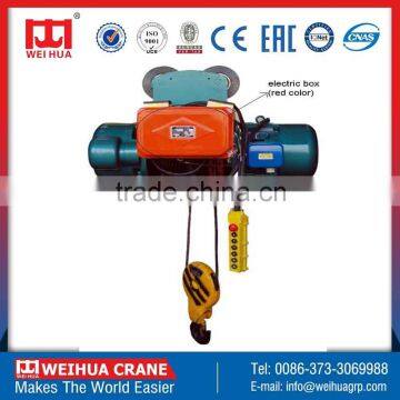 Henan Weihua Customized 1t/2t/3t/5t Wire Rope Explosion Proof Electric Hoist