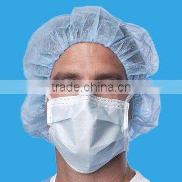 3-ply Disposable Nonwoven Surgical Face Mask with Ties on