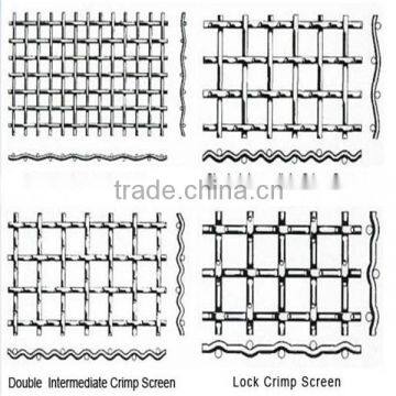 Stainless steel crimping screen