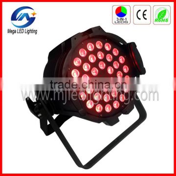 Cheap price dmx 512 36 x 3w rgb tri color led par 64 3in1 108w