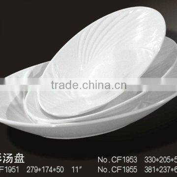 Melamine soup plate