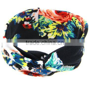 Hot-sales Baby Floral Headband Infant Headband Toddler Turban Headband Cotton Kids Cross Headband Wh-1743 photo-6
