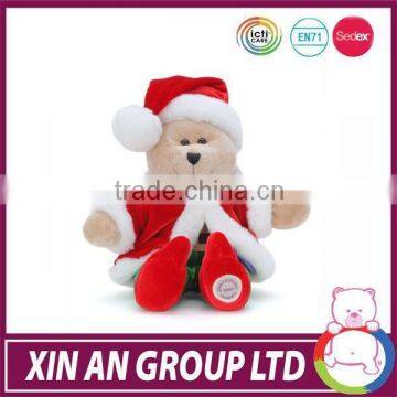 OEM cute soft doll & toy plush christmas teddy bear