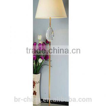 CE/UL/SAA brass crystal floor lamp crystal ball FL21629