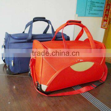 Latest Design Red Travel Bags Portable Women Luggage Suitcase Bag Large Capacity Trolley Bag photo-4