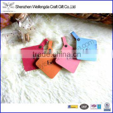 Hot Sale Colorful Printing Mini Leather Square Notpad Holder