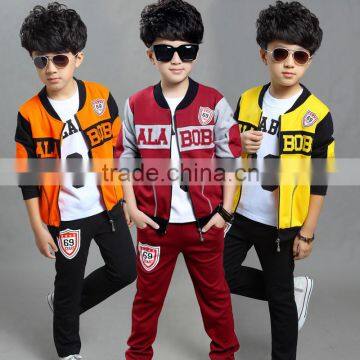 news 2015 latest pajamas for boys and girls 100% cotton children's clothing babys and kids clothes