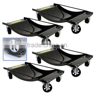 US Shipping ! 4pcs Tire Wheel Dollies Dolly Vehicle Car Auto Repair Moving Diamond photo-4
